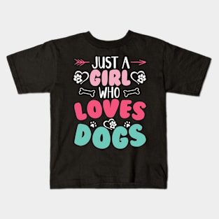 Just A Girl Who Loves Dog Training T shirt For Women T-Shirt T-Shirt Kids T-Shirt